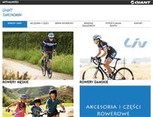 Tablet Screenshot of giant-tarchomin.pl
